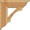Ekena Millwork Legacy Traditional Rough Sawn Bracket w/ Offset Brace, Western Red Cedar, 8"W x 24"D x 24"H BKT0806X24X24LEC01RWR - alternate 3